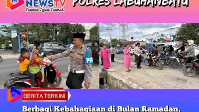 Berbagi Kebahagiaan di Bulan Ramadan, Polsek Kualuh Hulu Bagikan 200 Kotak Takjil untuk Masyarakat