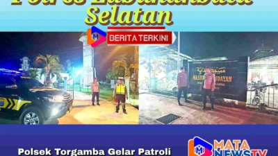 Polsek Torgamba Gelar Patroli Pengamanan Shalat Subuh Selama Ramadhan