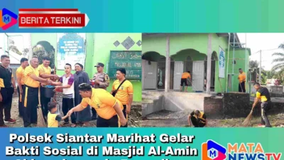 Polsek Siantar Marihat Gelar Bakti Sosial di Masjid Al-Amin Sidomulyo pada Ramadhan 1446 H
