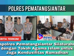 Kapolres Pematangsiantar Silaturahmi dengan Tokoh Agama Islam untuk Jaga Kondusifitas Ramadhan