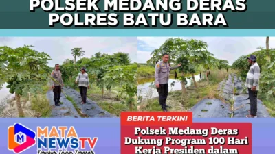 Polsek Medang Deras Dukung Program 100 Hari Kerja Presiden dalam Ketahanan Pangan