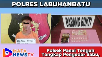 Polsek Panai Tengah Tangkap Pengedar Sabu, Polisi Buru Pemasok