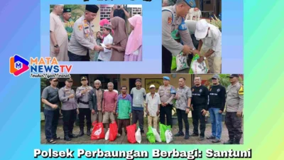 Polsek Perbaungan Berbagi: Santuni Anak Yatim dan Kaum Duafa di Bulan Suci Ramadan