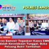 Polres Samosir Tegaskan Kasus EMN adalah Kecelakaan Tunggal, Buka Peluang Bukti Tambahan
