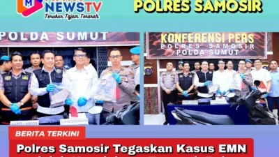 Polres Samosir Tegaskan Kasus EMN adalah Kecelakaan Tunggal, Buka Peluang Bukti Tambahan