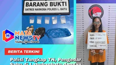 Polisi Tangkap TN, Pengedar Sabu di Labuhanbatu dengan Barang Bukti Hampir 50 Gram