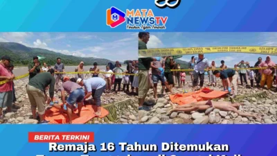 Remaja 16 Tahun Ditemukan Tewas Tenggelam di Sungai Kali Alas, Aceh Tenggara