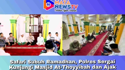 Safari Subuh Ramadhan, Polres Sergai Kunjungi Masjid At-Thoyyibah dan Ajak Masyarakat Jaga Kamtibmas
