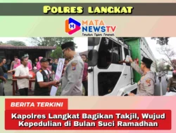 Kapolres Langkat Bagikan Takjil, Wujud Kepedulian di Bulan Suci Ramadhan