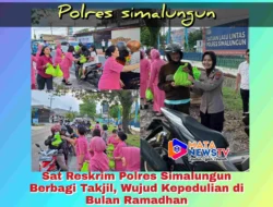 Sat Reskrim Polres Simalungun Berbagi Takjil, Wujud Kepedulian di Bulan Ramadhan