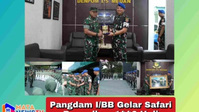 Pangdam I/BB Gelar Safari Ramadhan 1446 H di Markas Denpom 1/5 Medan