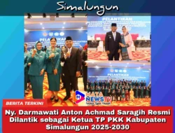 Ny. Darmawati Anton Achmad Saragih Resmi Dilantik sebagai Ketua TP PKK Kabupaten Simalungun 2025-2030