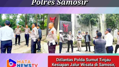 Ditlantas Polda Sumut Tinjau Kesiapan Jalur Wisata di Samosir, Ini Hasil Evaluasinya