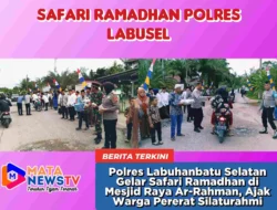 Polres Labuhanbatu Selatan Gelar Safari Ramadhan di Mesjid Raya Ar-Rahman, Ajak Warga Pererat Silaturahmi