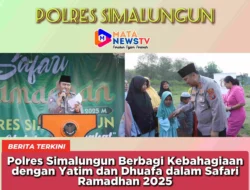 Polres Simalungun Berbagi Kebahagiaan dengan Yatim dan Dhuafa dalam Safari Ramadhan 2025