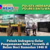 Polsek Indrapura Gelar Pengamanan Salat Tarawih di Bulan Suci Ramadan 1446 H