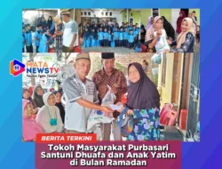 Tokoh Masyarakat Purbasari Santuni Dhuafa dan Anak Yatim di Bulan Ramadan