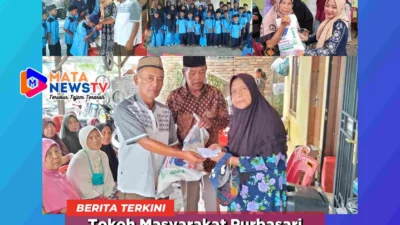 Tokoh Masyarakat Purbasari Santuni Dhuafa dan Anak Yatim di Bulan Ramadan