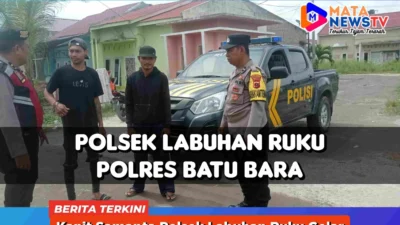 Kanit Samapta Polsek Labuhan Ruku Gelar Sambang dan Cooling System untuk Jaga Harkamtibmas