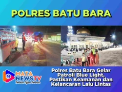 Polres Batu Bara Gelar Patroli Blue Light, Pastikan Keamanan dan Kelancaran Lalu Lintas
