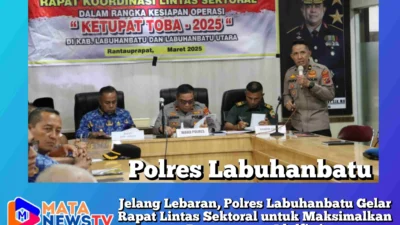Jelang Lebaran, Polres Labuhanbatu Gelar Rapat Lintas Sektoral untuk Maksimalkan Pengamanan Idulfitri