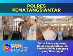 Polres Pematangsiantar Gelar Sholat Gaib untuk Personel Polda Lampung yang Meninggal