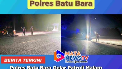 Polres Batu Bara Gelar Patroli Malam Ramadhan, Antisipasi Balap Liar dan Kejahatan Jalanan