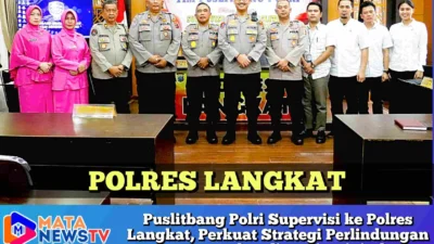 Puslitbang Polri Supervisi ke Polres Langkat, Perkuat Strategi Perlindungan Masyarakat di Dunia Digital