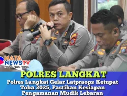 Polres Langkat Gelar Latpraops Ketupat Toba 2025, Pastikan Kesiapan Pengamanan Mudik Lebaran