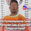 Polres Pematangsiantar Tangkap Pengedar Sabu di Jalan Bah Tongguran Kanan