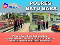 Polres Batu Bara Laksanakan Pengamanan Tempat Ibadah dan Patroli Perintis, Pastikan Situasi Kondusif