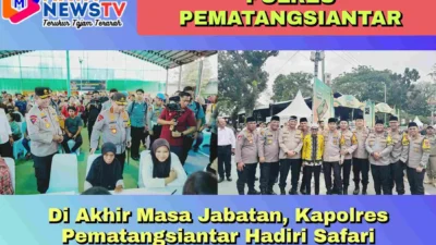 Di Akhir Masa Jabatan, Kapolres Pematangsiantar Hadiri Safari Ramadan Kapolri di Medan