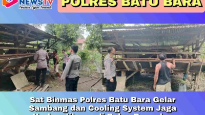 Sat Binmas Polres Batu Bara Gelar Sambang dan Cooling System Jaga Harkamtibmas di Bulan Ramadan