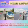 Satlantas Polres Batu Bara Gelar Patroli Kibas Bendera, Cegah Balap Liar dan Kejahatan Jalanan