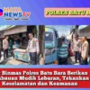 Sat Binmas Polres Batu Bara Berikan Himbauan Mudik Lebaran, Tekankan Keselamatan dan Keamanan