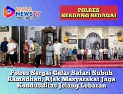 Polres Sergai Gelar Safari Subuh Ramadhan, Ajak Masyarakat Jaga Kondusifitas Jelang Lebaran