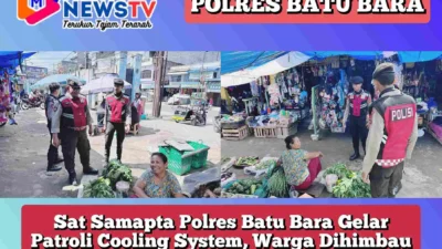 Sat Samapta Polres Batu Bara Gelar Patroli Cooling System, Warga Dihimbau Waspada Hoaks dan Premanisme