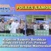 Kapolres Samosir Serahkan Bingkisan Idul Fitri, Perkuat Kebersamaan dengan Masyarakat