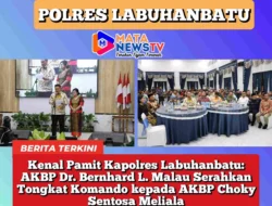 Sertijab Kapolres Labuhanbatu: AKBP Dr. Bernhard L. Malau Serahkan Tongkat Komando kepada AKBP Choky Sentosa Meliala