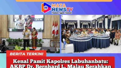 Sertijab Kapolres Labuhanbatu: AKBP Dr. Bernhard L. Malau Serahkan Tongkat Komando kepada AKBP Choky Sentosa Meliala