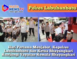 Hari Pertama Menjabat, Kapolres Labuhanbatu dan Ketua Bhayangkari Kunjungi Yayasan Kemala Bhayangkari