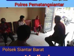 Polsek Siantar Barat Mediasi Kasus Perbuatan Tidak Menyenangkan, Pihak Terlibat Sepakat Berdamai