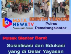 Bhabinkamtibmas Sipinggol-Pinggol Hadiri Sosialisasi dan Edukasi yang di Gelar Yayasan Dayu Garment