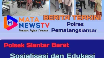 Bhabinkamtibmas Sipinggol-Pinggol Hadiri Sosialisasi dan Edukasi yang di Gelar Yayasan Dayu Garment