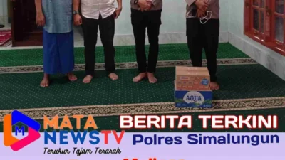 Kapolsek Bosar Maligas Silaturahmi dengan Pengurus BKM Masjid Al-Ikhlas Sei Mangke