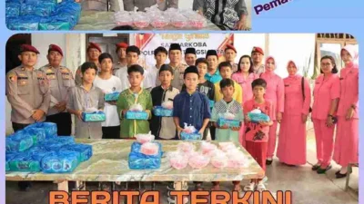 Kapolres Pematangsiantar Berbagi Takjil di Panti Asuhan Melati Muhammadiyah