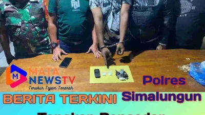 Polsek Bosar Maligas Tangkap Pengedar Sabu di Simalungun, Amankan 10,28 Gram Barang Bukti