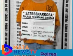 Polres Pematangsiantar Tangkap Pengedar Narkoba di Lorong 9 Parluasan