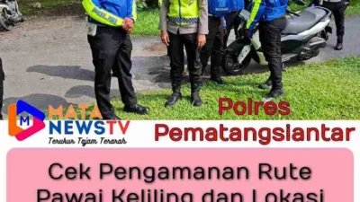 Kapolres Pematangsiantar Cek Lokasi Pengamanan Sholat Idul Fitri dan Rute Pawai Takbir