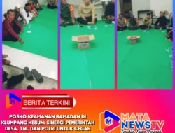 Posko Keamanan Ramadan di Klumpang Kebun: Sinergi Pemerintah Desa, TNI, dan Polri untuk Cegah Kejahatan Jalanan